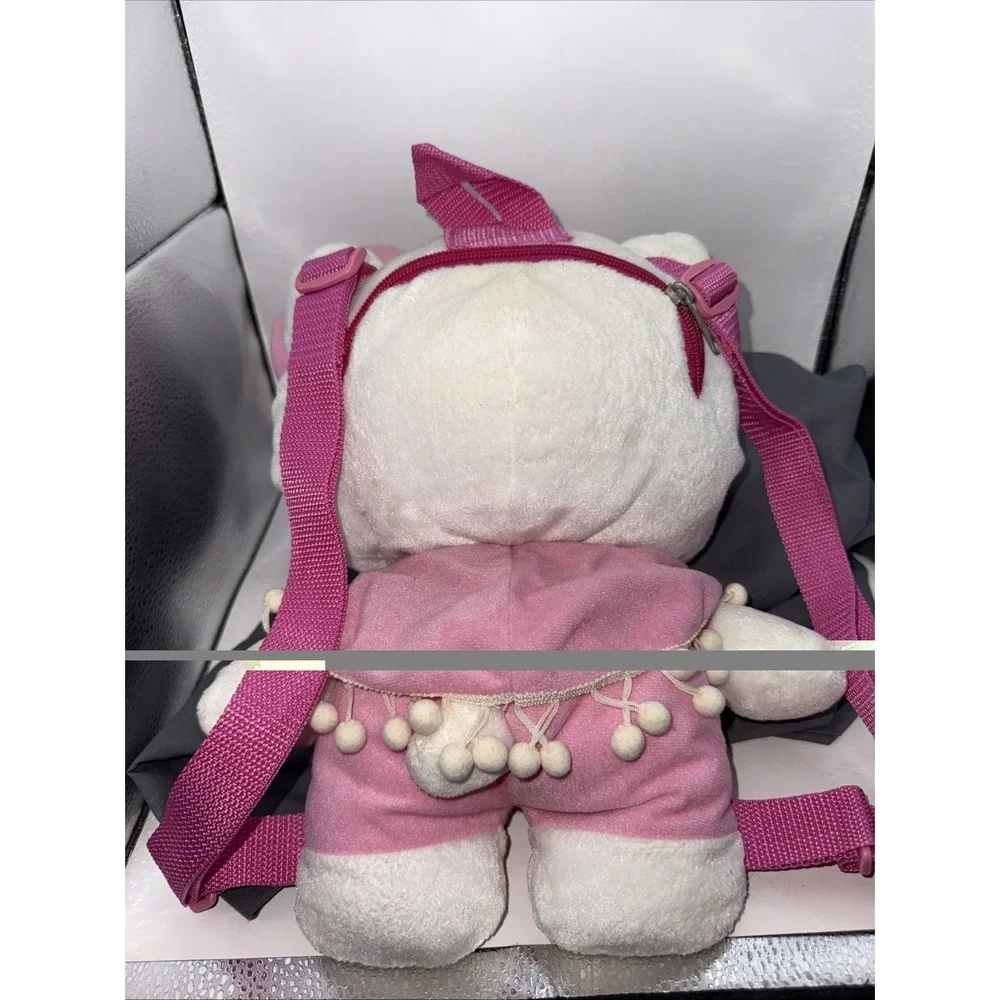 Sanrio Hello Kitty Plush Backpack Stuffed Pom Girls 13
